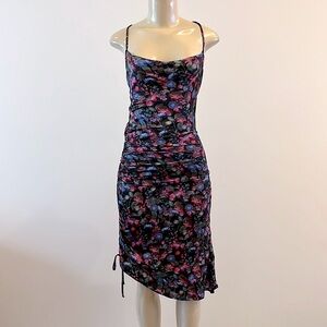 Bailey 44 Gudrun Dress Bouquet Print Black Small